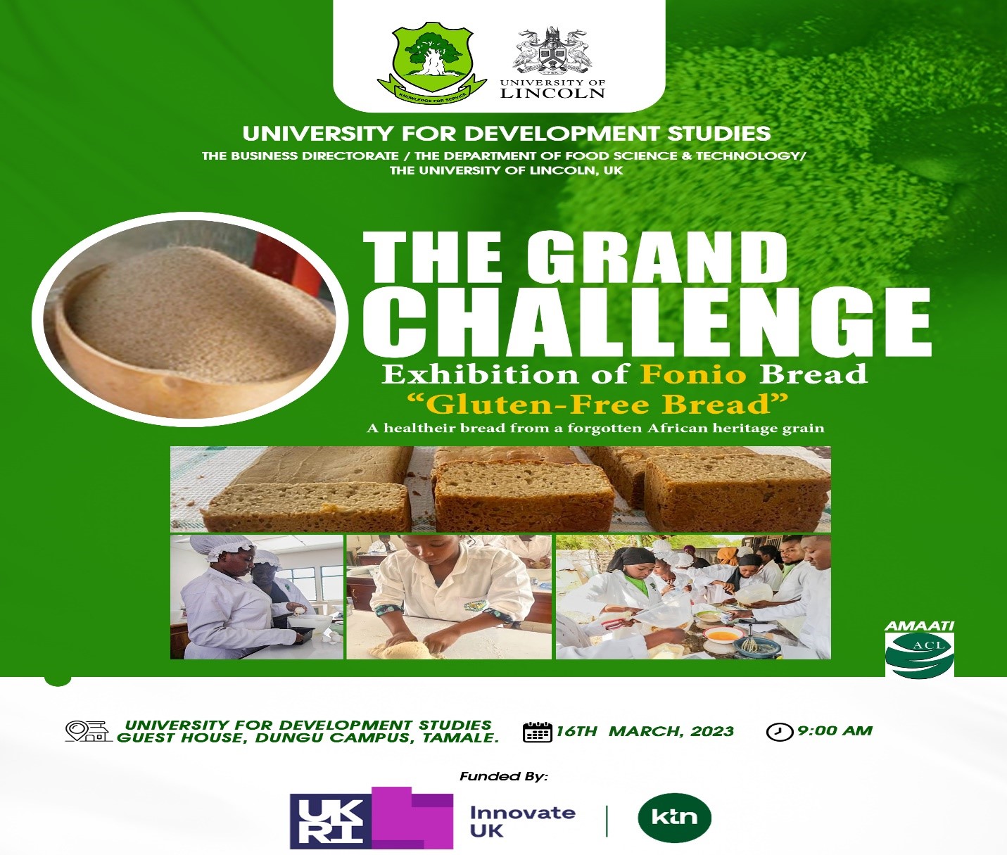 The Grand Challenge Exhibition of Fonio Bread