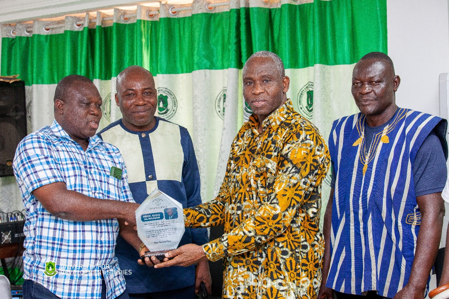 GUSA Honours UDS Vice-Chancellor with Citation for Outstanding Leadership in University Sports