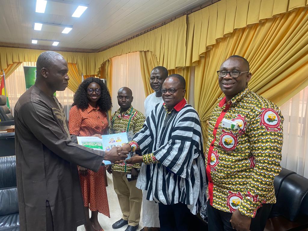 Pharmaceutical Society of Ghana - First Institution to Pay a Courtesy Call on New Vice-Chancellor of UDS