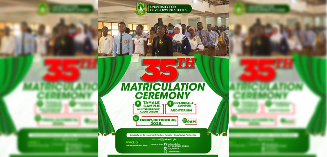 Announcement - 35th Matriculation Ceremony