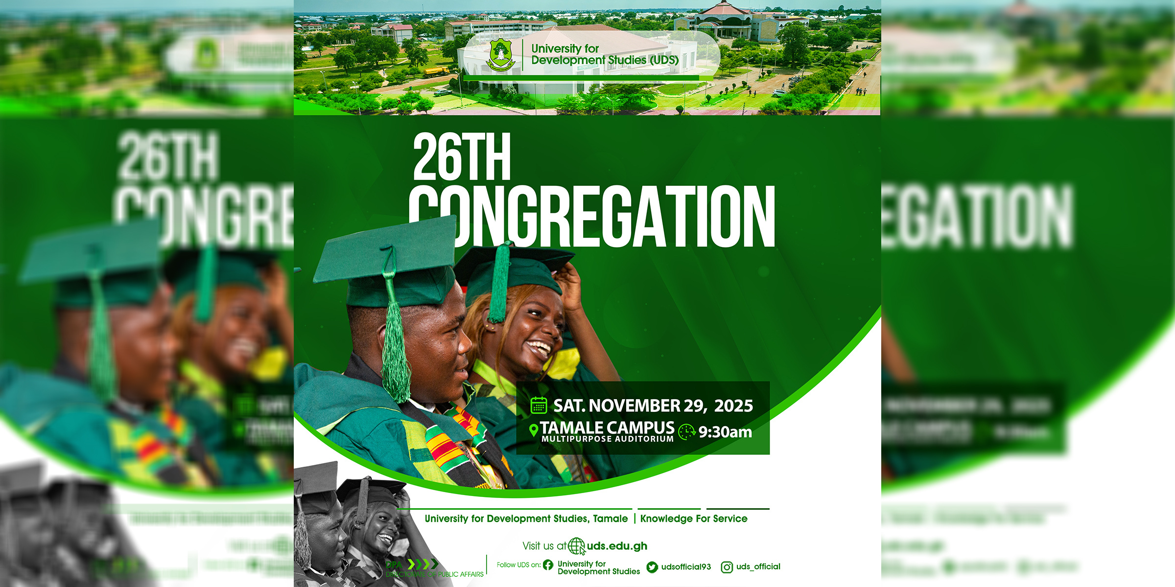 Public Announcement - 26th Congregation Ceremony