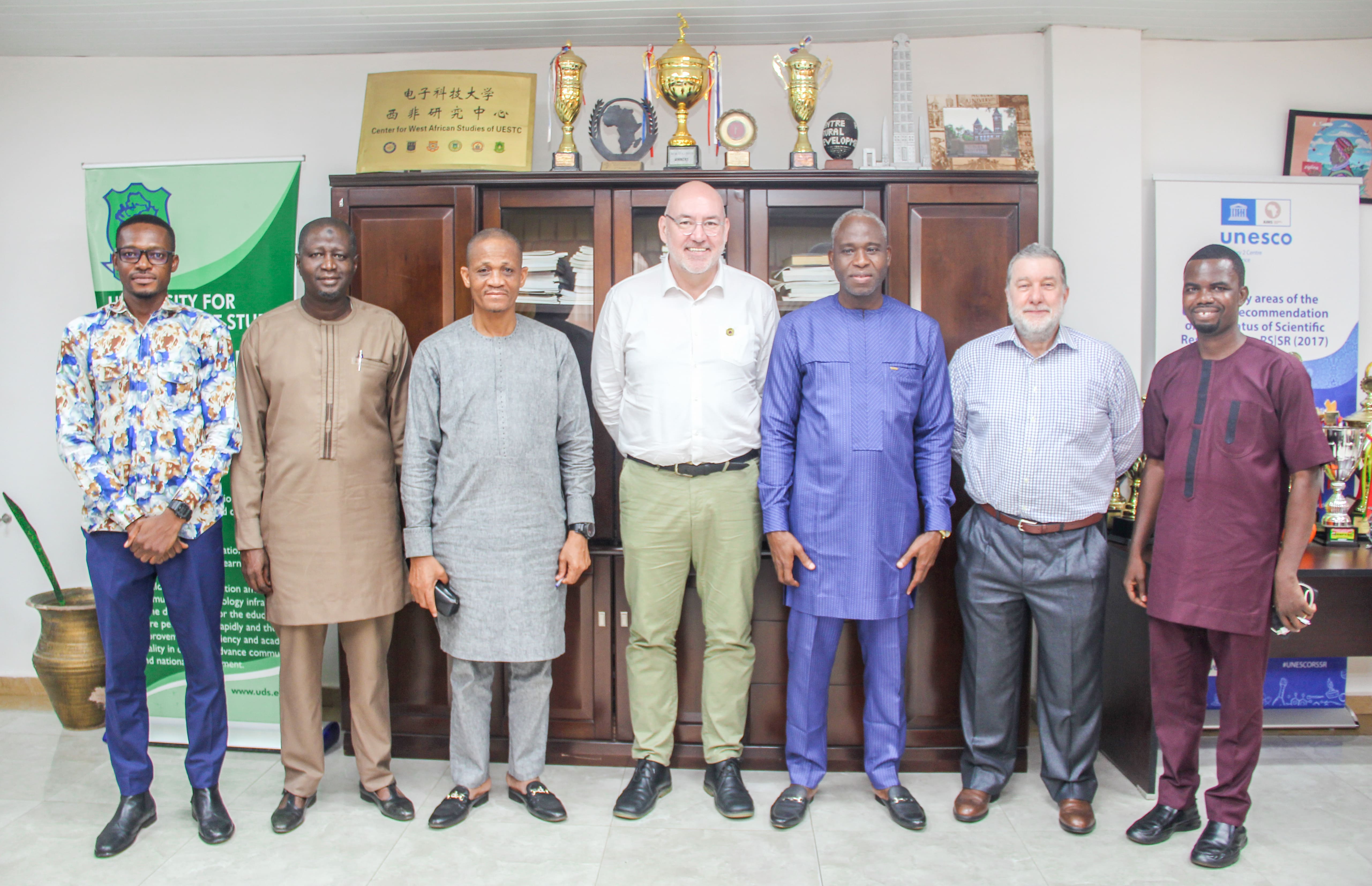 Officials Of Knowledge Transfer Partnerships (KTPs) Pay Official Visit To UDS