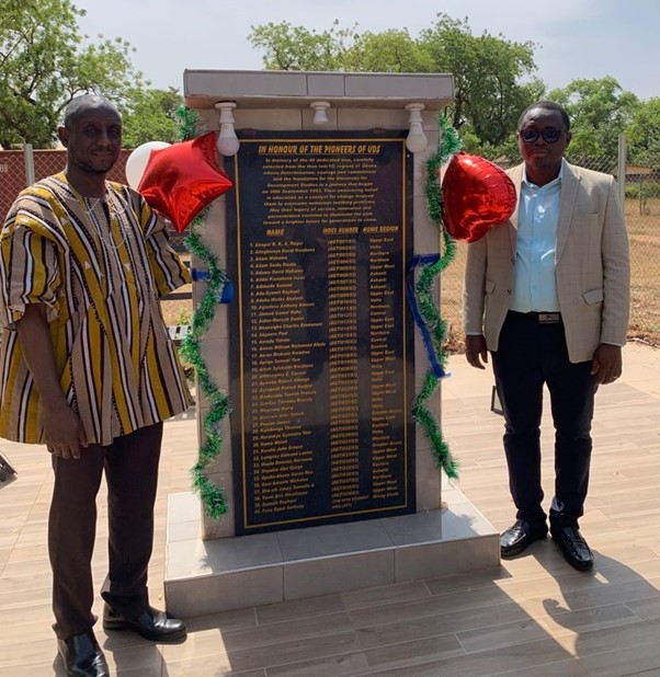 UDS Honours Retiring Labourers, Unveils Plaque to Commemorate Nyankpala Campus Pioneers