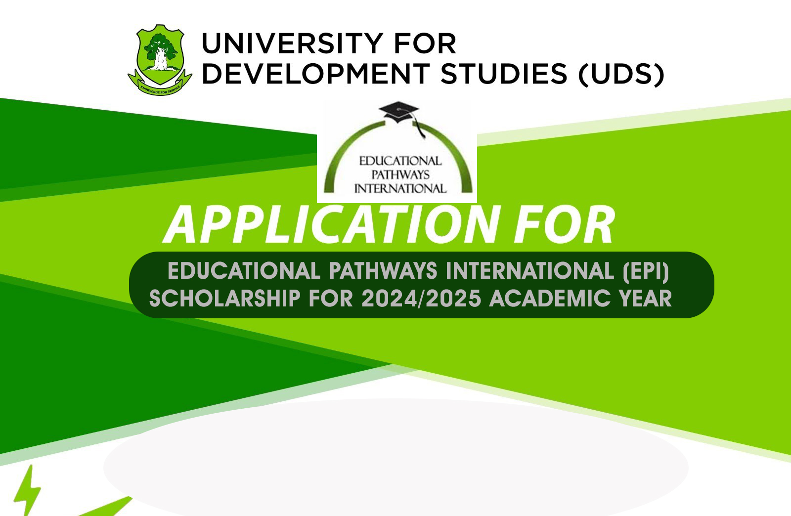 2024/2025 Academic Year Educational Pathways International (EPI) Scholarship Application Opens