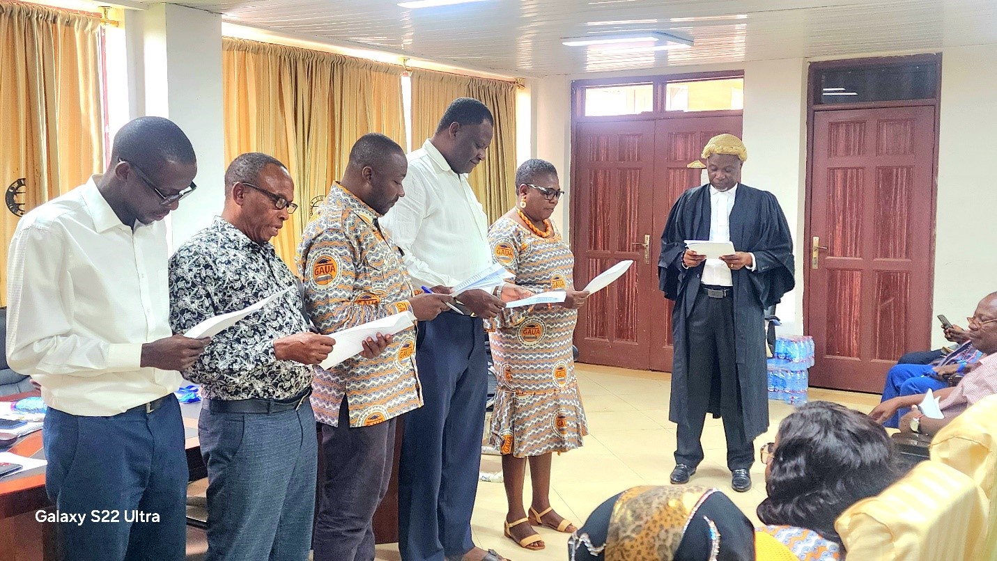 GAUA-UDS Chapter Holds Swearing-In Ceremony For Newly Elected Executives