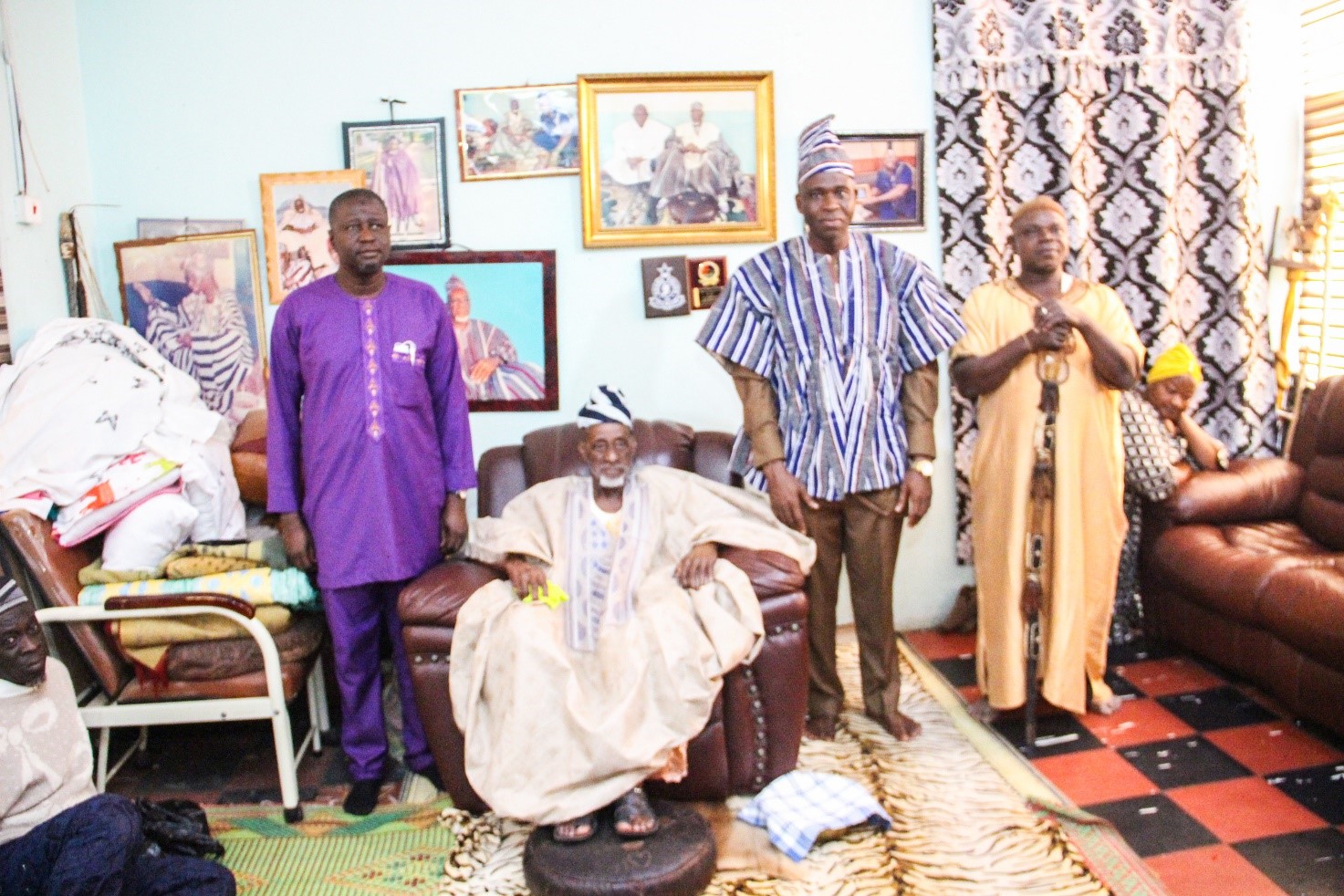 Vice-Chancellor of The University For Development Studies Pays a Courtesy Call on The Yagbon-Wura.