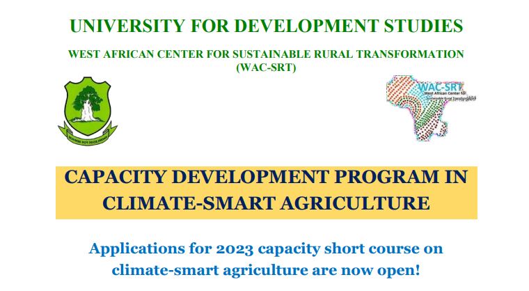 Applications for 2023 Capacity Short Course on Climate-Smart Agriculture are Now Open