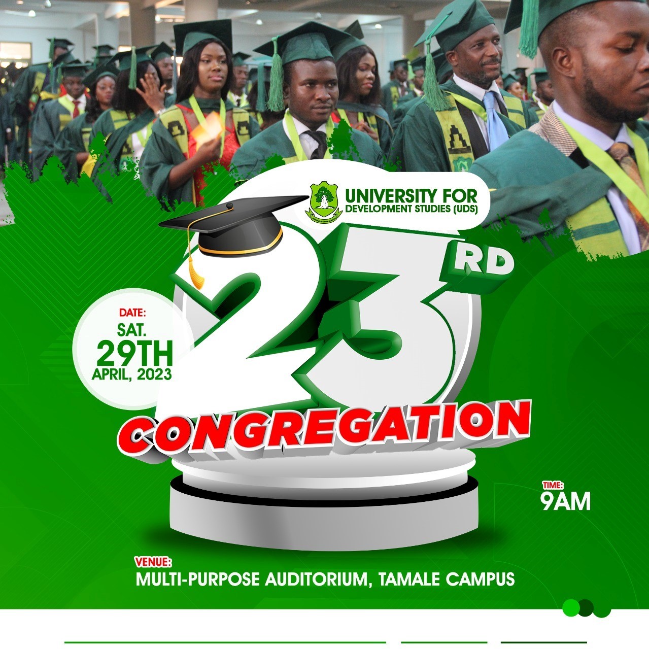 University For Development Studies (UDS) 23rd Congregation