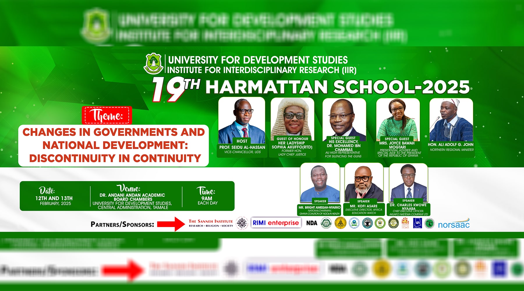 19th Harmattan School - 2025