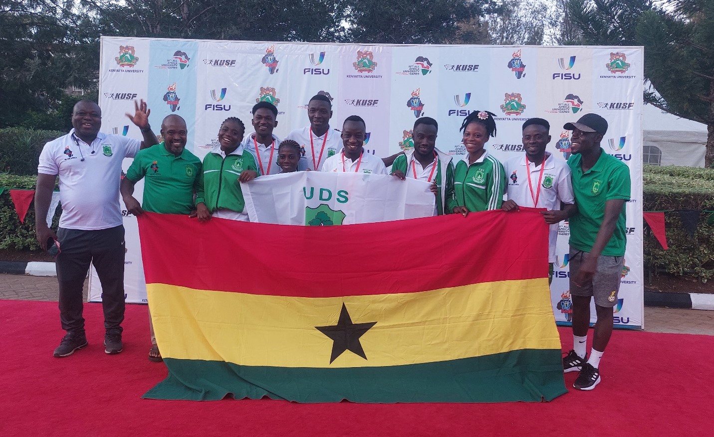 Team UDS Arrives in Nairobi, Kenya for The 10th All Africa University Games