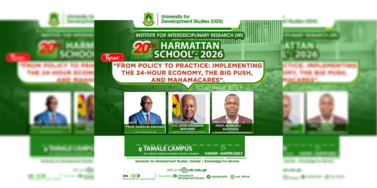 20th Harmattan School Communique