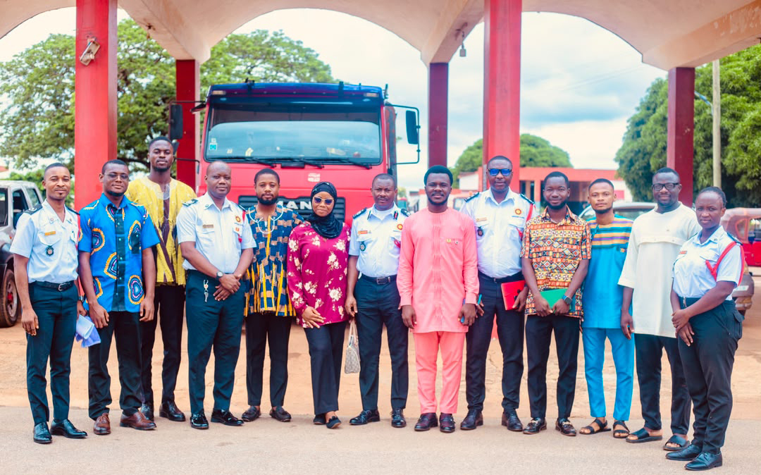 UDS-NUGS New Executives Meet Northern Regional Fire Service to Strengthen Campus Safety Collaboration