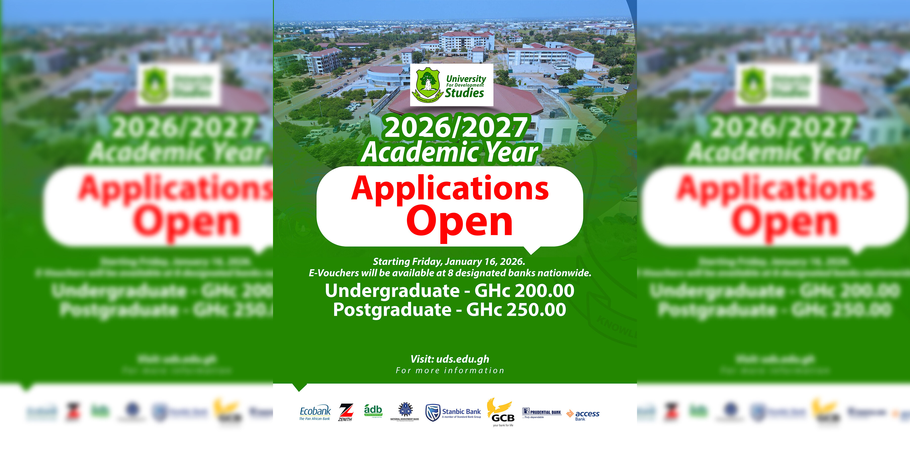 University for Development Studies (UDS) — 2026/2027 Applications Open!