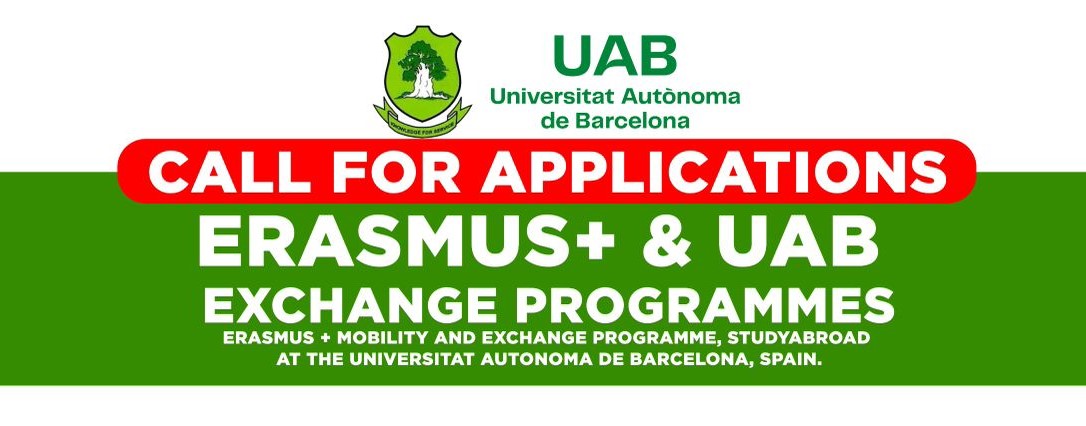 Call for Applications - Erasmus+ & UAB Mobility and Exchange Programme