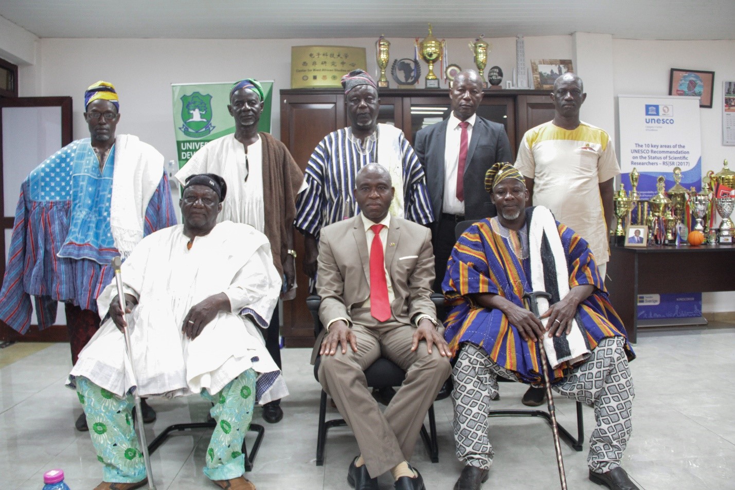 Delegation From Tolon Naa’s Palace Pays Courtesy Call on UDS Vice Chancellor