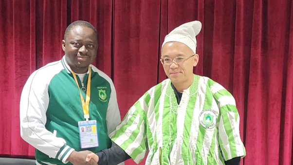 UDS Delegation Pays Courtesy Call on Chairman of Universities World Football Tournament Local Organizing Committee