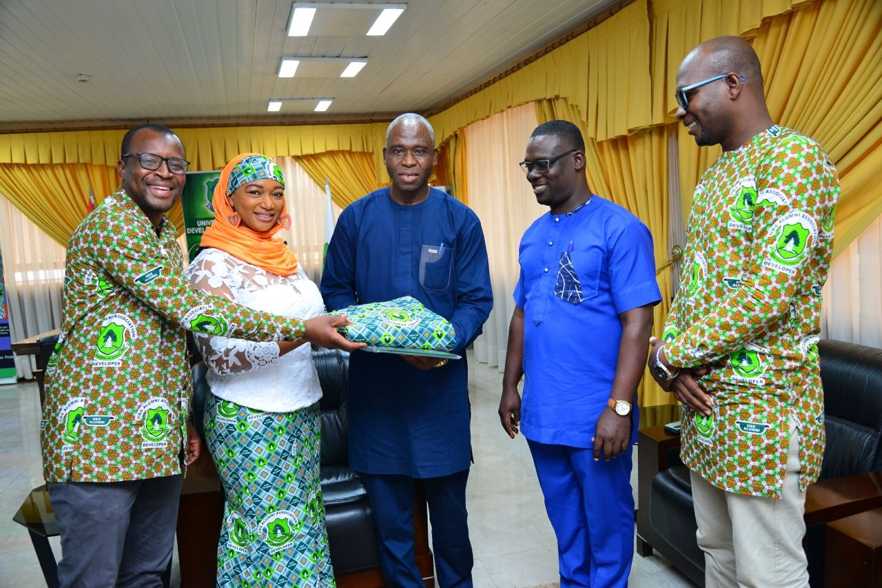 UDS National Alumni Association Executives Pay Courtesy Call on Vice-Chancellor