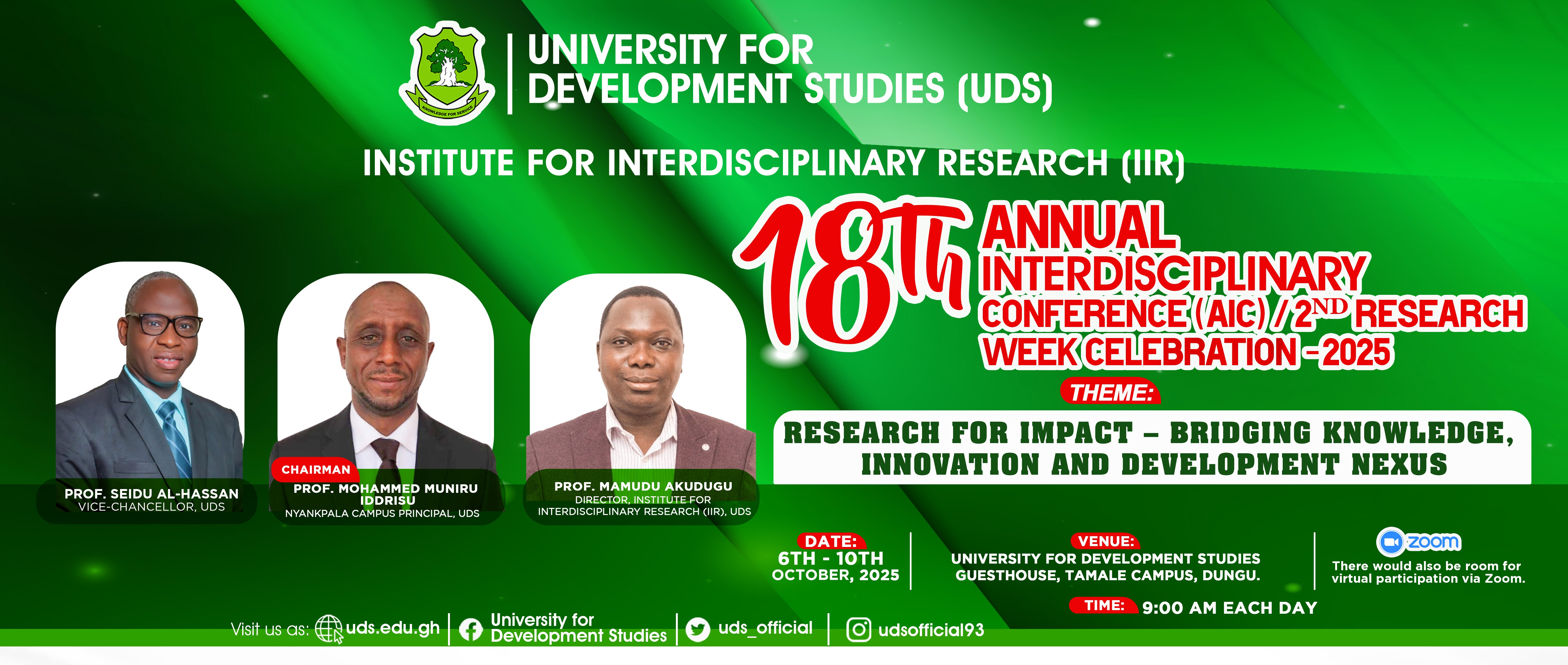 18th Annual Interdisciplinary Conference (AIC) /2nd Research Week Celebration/2025