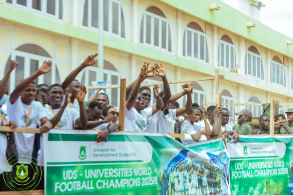 Tamale Erupts in Glory as Thousands Flood Streets to Welcome World Champions UDS!