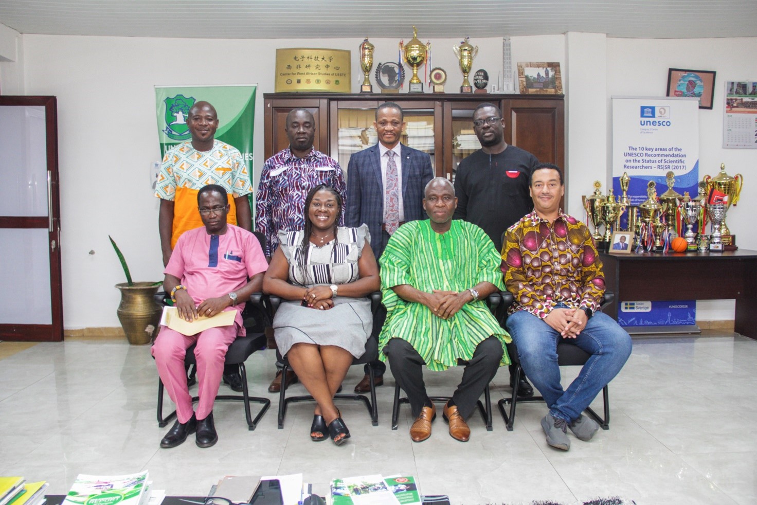Delegation From Thesoftribe Limited Pays Courtesy Call on Vice-Chancellor