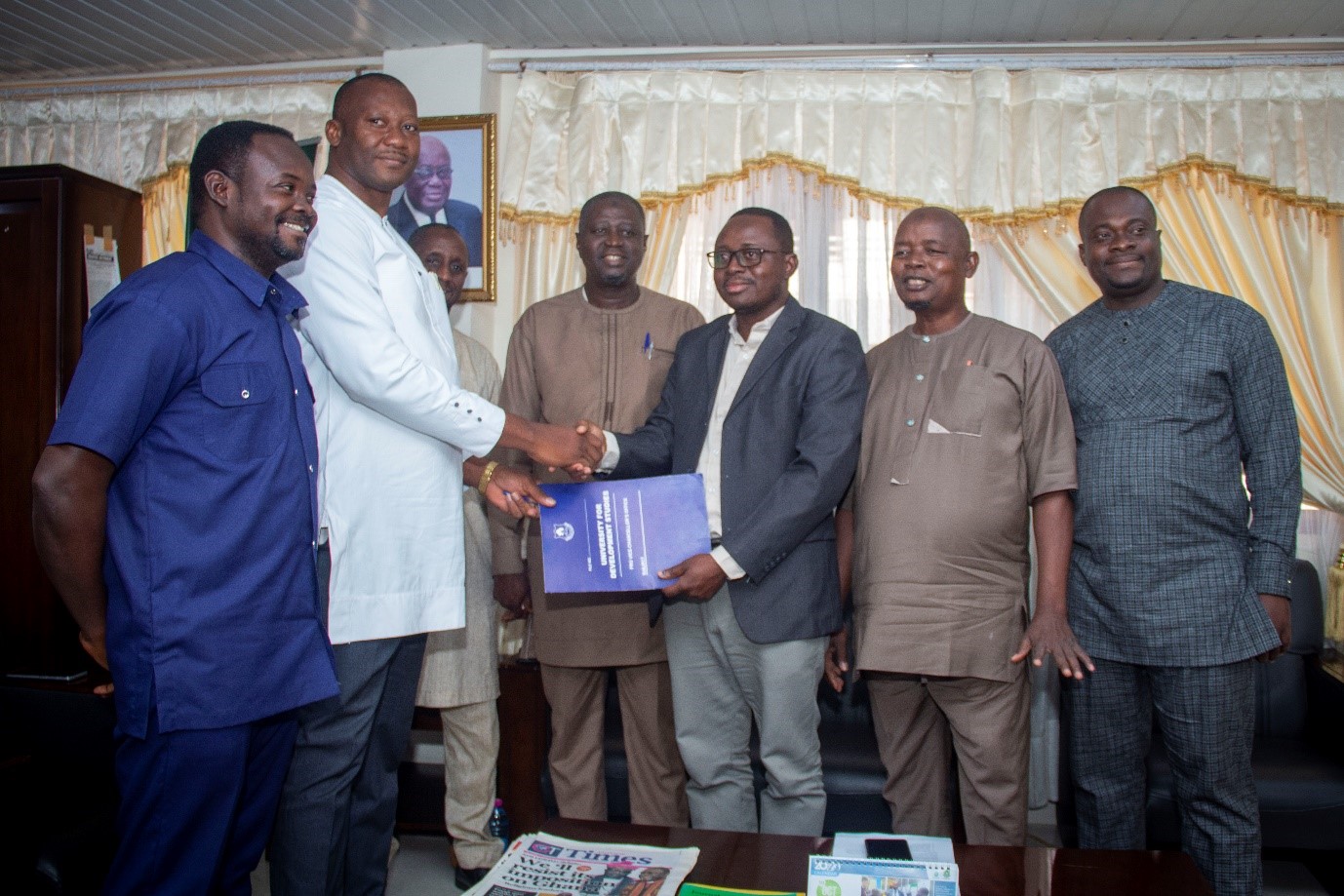 From One Alumnus To Another - Prof. Felix K. Abagale Hands Over To Prof. Elliot H. Alhassan As Pro-Vice-Chancellor