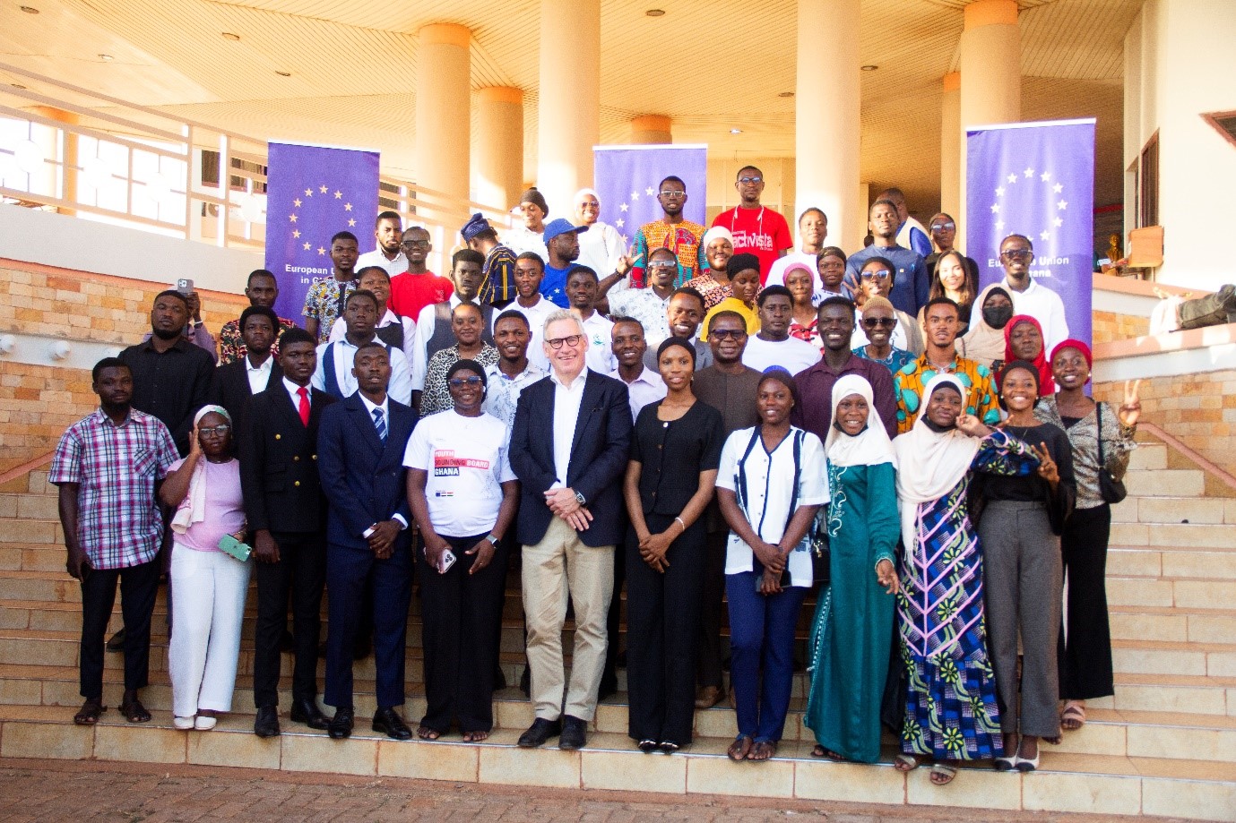 EU Ambassador to Ghana Highlights Youth Potential in National Development During Courtesy Visit to UDS Vice-Chancellor