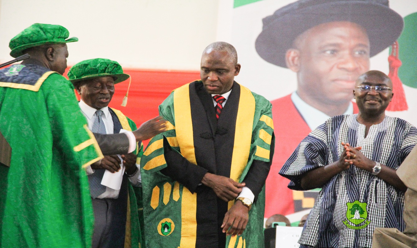 Vice President Dr. Bawumia and Chair of Council, Prof. Seini Induct UDS’ New Vice-Chancellor into Office