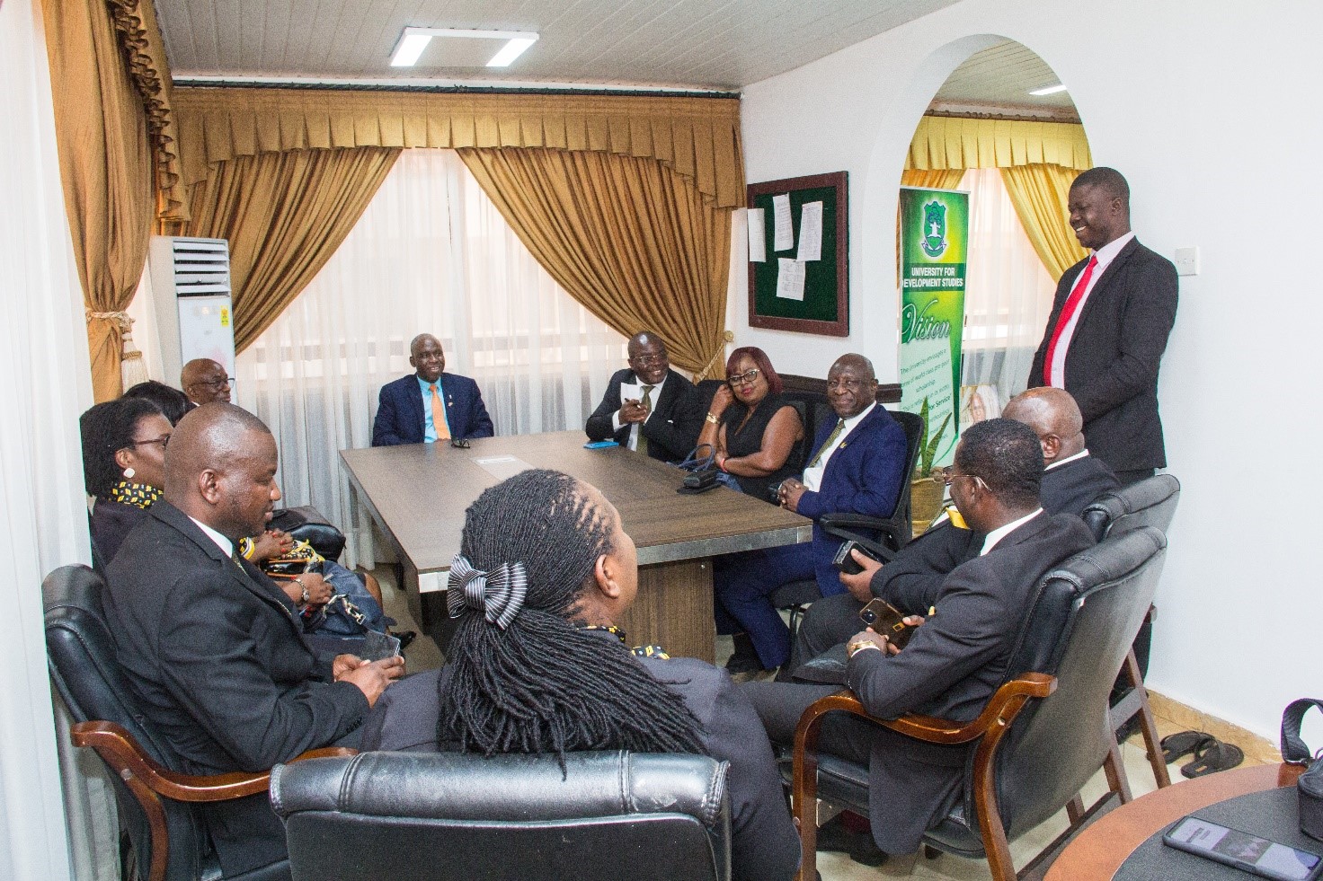 Management Of GCB Bank Pays Courtesy Call On Vice-Chancellor