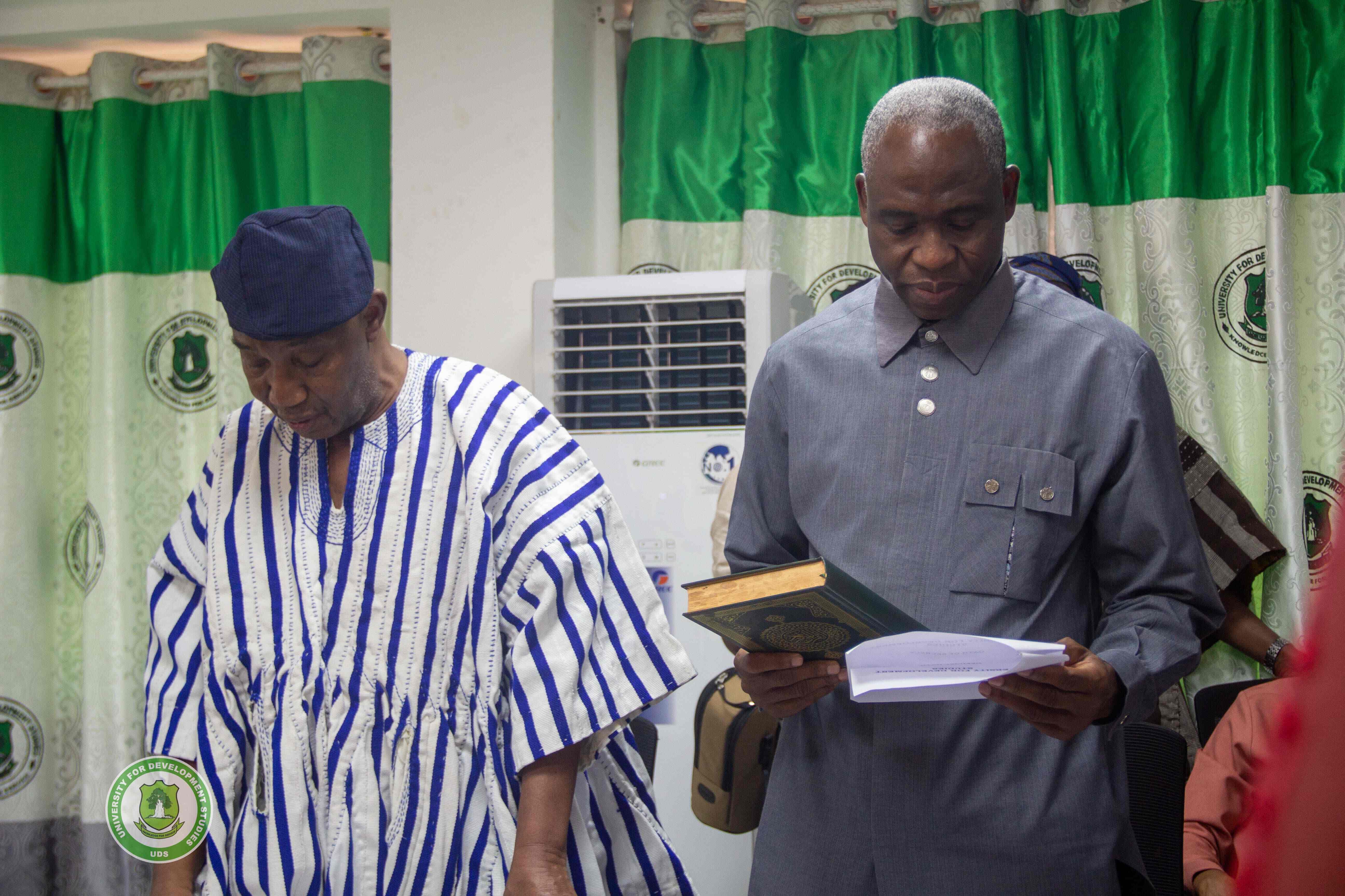 Excerpts from the Inauguration of The New UDS Governing Council