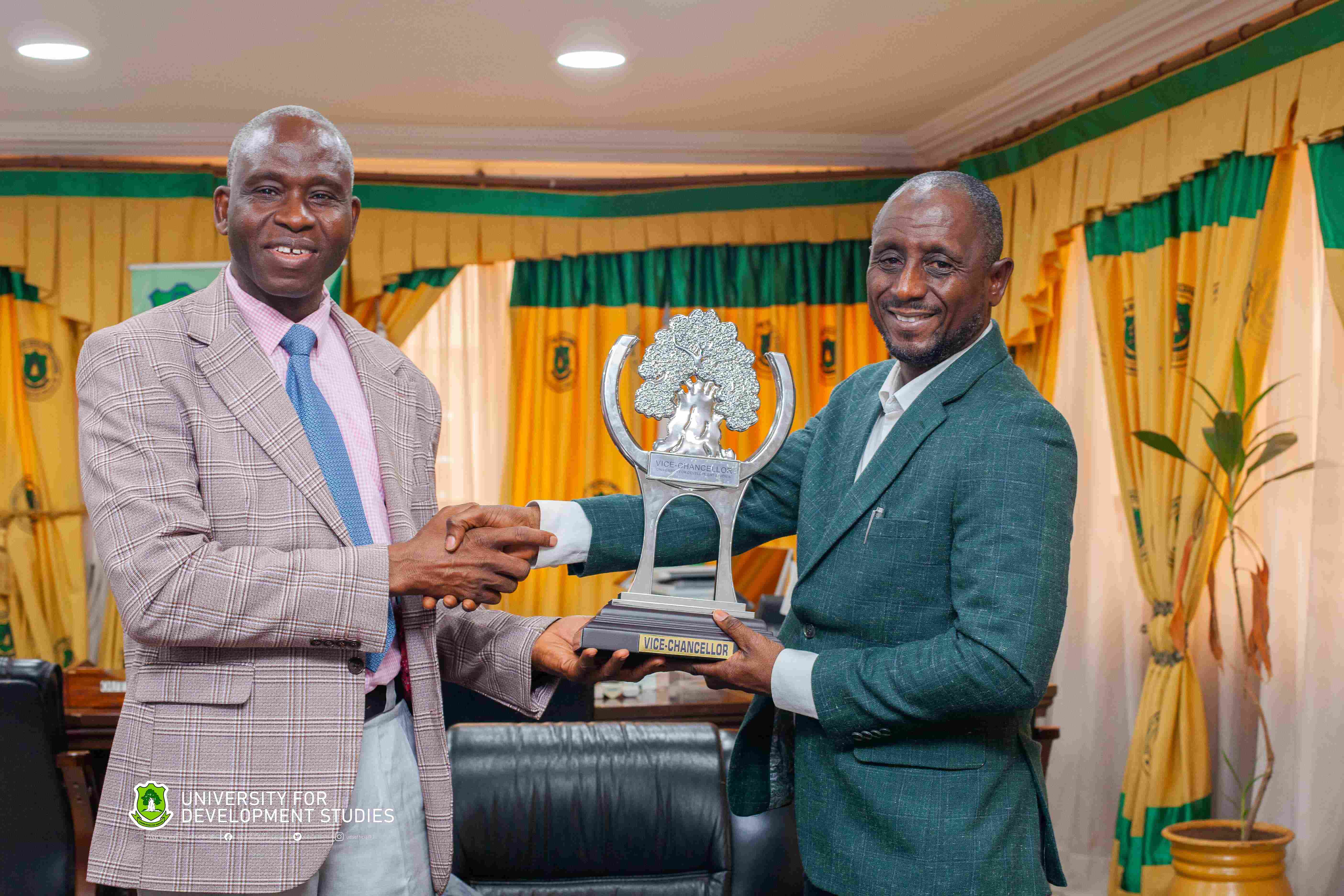 Prof. Mohammed Muniru Iddrisu Takes Over from Prof. Seidu Al-Hassan as Vice-Chancellor of UDS