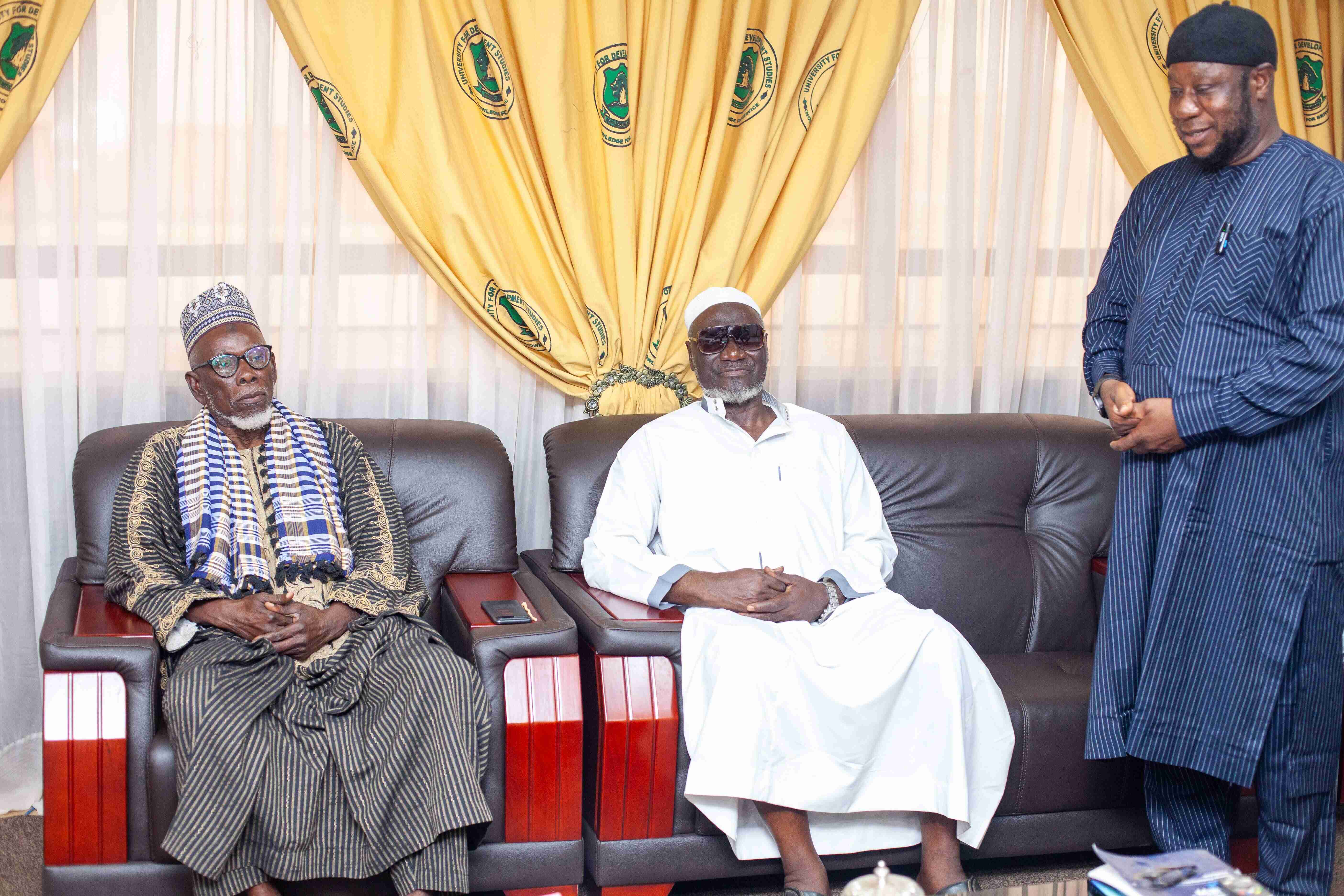 Leadership of The Manhalia Islamic Institute Pays a Visit to The Vice-Chancellor