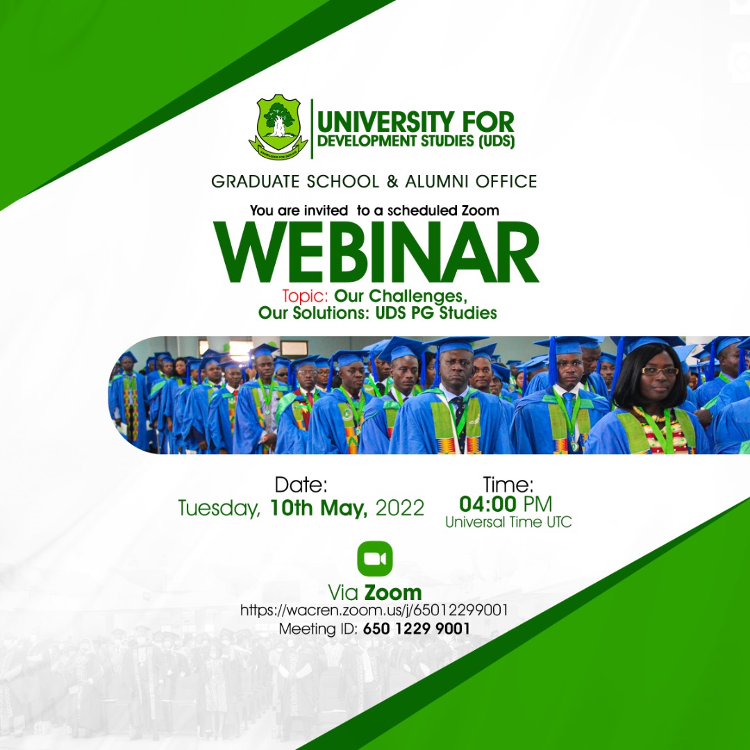 UDS Graduate School Webinar