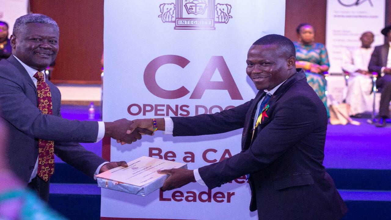 UDS Staff - Raymond Adongo Aduko - Emerges as Overall Best Student In ICAG's Public Sector Accounting and Finance (PSAF) Nov. 2021 Exams